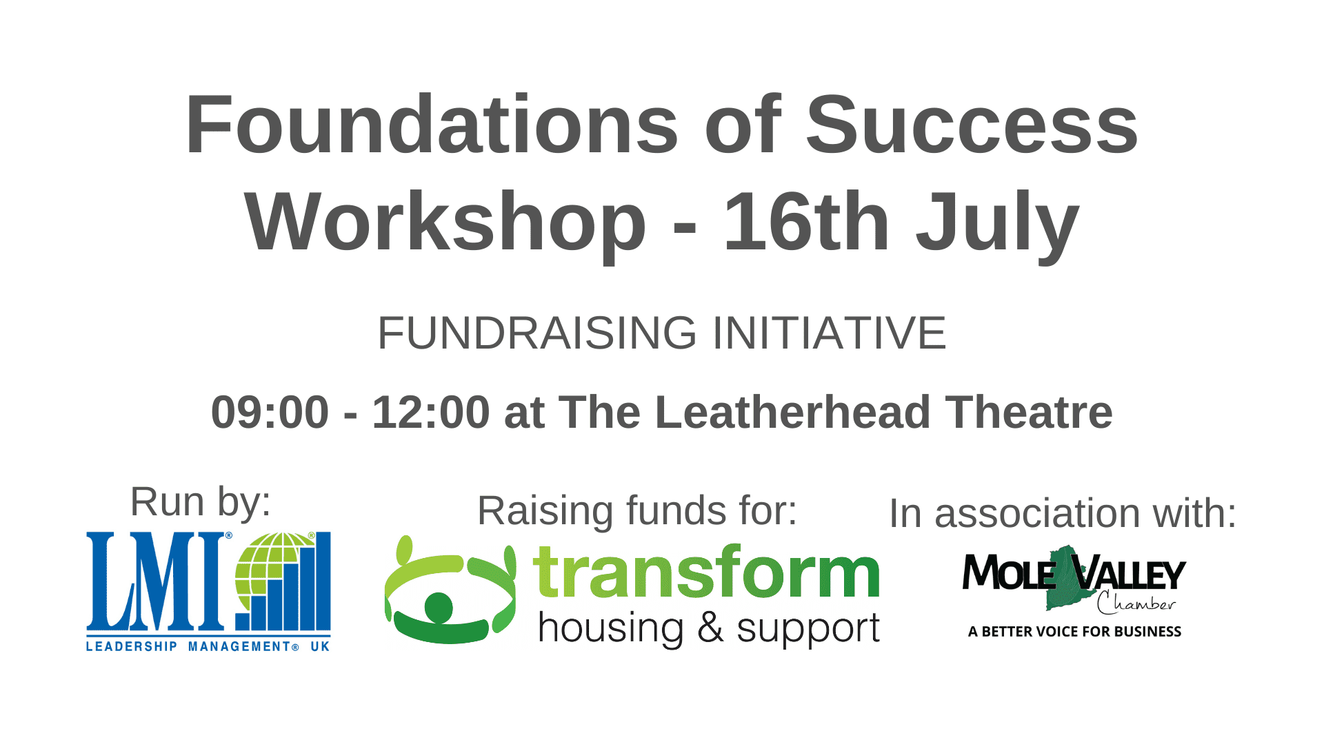 Fundraising Workshop for Transform Housing